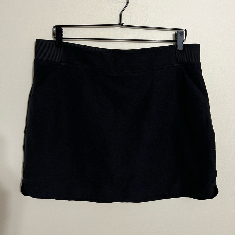 32 Degrees Cool Tennis Skort Black Skirt size Large